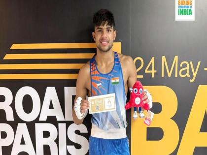 Nishant Dev has become the first male boxer to qualify for Paris Olympics 2024  | Paris Olympics 2024 : निशांतची ऑलिम्पिकमध्ये एन्ट्री! असं करणारा ठरला पहिला भारतीय पुरूष बॉक्सर