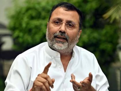 BJP MP Nishikant Dubey once again teased a Marathi man, saying, "If you have the courage..." | भाजपा खासदार निशिकांत दुबे यांचं पुन्हा 'ठाकरे सैनिकां'ना आव्हान, म्हणाले, "हिंमत असेल तर…’’