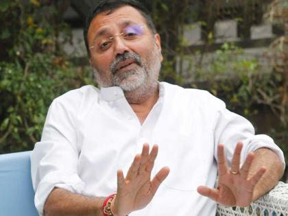 Hindi vs Marathi Controversy: Nishikant Dubey surrounded by Marathi MP Varsha Gaikwad; 'Jai Maharashtra' slogans in Parliament, what happened in the Sansad lobby? | निशिकांत दुबे यांना मराठी खासदारांनी घेरलं; संसद भवनात 'जय महाराष्ट्र'ची घोषणा, लॉबीत काय घडलं?