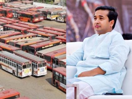 Video : Call a one-day special assembly session for ST employees, nitesh rane on ST strike | Video : 'ST कर्मचाऱ्यांसाठी एक दिवसाचं विशेष अधिवेशन बोलवा, प्रश्न मार्गी लावा'