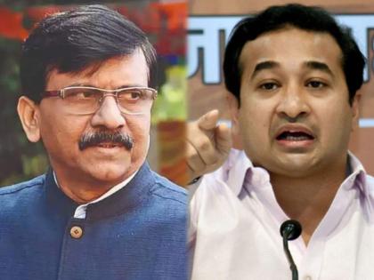 bjp nitesh rane reaction over ed action on shiv sena sanjay raut property | Nitesh Rane on Sanjay Raut: “राऊतांना लवकरच देशमुख, मलिकांसोबत शिवभोजन थाळी खायला पाठवलं पाहिजे”: नितेश राणे