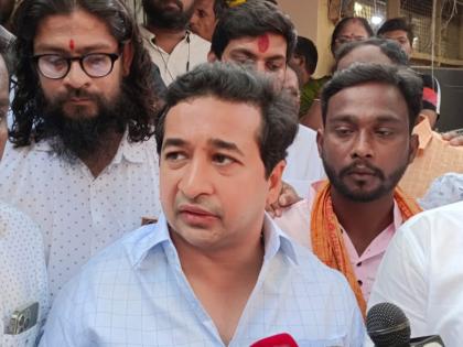 MNS marathi language row nitesh rane slammed by sandeep deshpande over madarsa statement | "...मग नितेश राणे सरकारमध्ये बसून फक्त पंखा हलवणार का?"; मनसे नेत्याचा खोचक सवाल MNS marathi language row nitesh rane slammed by sandeep deshpande over madarsa statement | "...मग नितेश राणे सरकारमध्ये बसून फक्त पंखा हलवणार का?"; मनसे नेत्याचा खोचक सवाल