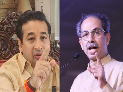 If Uddhav Sena has courage it should contest independent elections, Nitesh Rane's challenge | उद्धवसेनेत हिम्मत असेल तर स्वतंत्र निवडणूक लढवावी, नितेश राणे यांचे आव्हान 