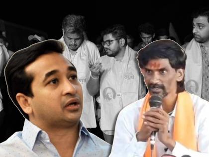 Maratha Reservation: MLA Nitesh Rane expressed doubt on Manoj Jarange Patil's agitation | "एकाबाजूला गावबंदी तर दुसरीकडे संघर्ष यात्रा काढली जाते, ही मॅच फिक्सिंग का?"