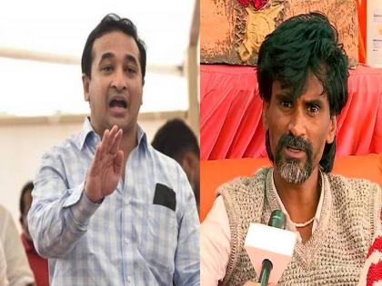 Maratha Reservation Manoj Jarange Patil: you Will come to Sagar Bungalow and we will keep quiet? Nitesh Rane's counter attack | तुम्ही सागर बंगल्यावर येणार अन् आम्ही काय गप्प बसणार का? नितेश राणेंचा पलटवार