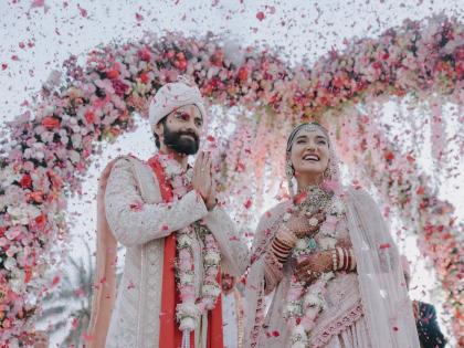 Mukti Mohan tied knot with 'Animal' fame actor Kunal Thakur, wedding photos surfaced | 'अ‍ॅनिमल' फेम अभिनेता कुणाल ठाकुरसोबत मुक्ती मोहनने घेतले सातफेरे, लग्नाचे फोटो आले समोर