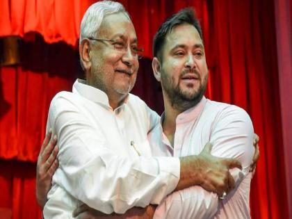 Nowadays people only raise their families, I didn't do that Bihar Chief Minister Nitish Kumar said while speaking at Karpuri Thakur's birth centenary program   | लोक फक्त कुटुंबाला मोठं करतात, मी तसं केलं नाही, घराणेशाहीला आमचा विरोध - नितीश कुमार