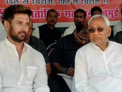 Bihar Assembly Election 2020 Paswans LJP out of NDA rejects Nitish kumar leadership | Bihar Assembly Election 2020: बिहारमधील रालोआमधून पासवान यांच्या पक्षाची गच्छंती