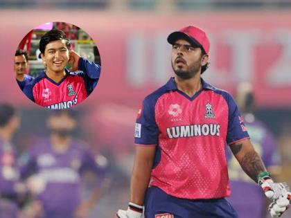 IPL 2025: Vaibhav Suryavanshi has 'so many' bats; Nitish Rana was shocked to hear the number, watch the video | IPL 2025: वैभव सूर्यवंशीकडे आहेत 'इतक्या' बॅट; आकडा ऐकून नितीश राणा झाला शॉक, पाहा व्हिडीओ