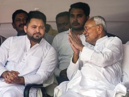 Nitish Kumar folded hands to form government now bjp jdu challenged Tejashwi Yadav | "CM नितीश कुमार हात जोडत होते..."; तेजस्वी यादवांच्या विधानावर BJP-JDU चा मोठा दावा