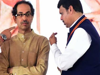 kaa Re Durava ... Devendra went without meeting with Uddhav thackeray and wishes in swearing ceremoney | का रे दुरावा... देवेंद्र शपथविधीला गेले, पण उद्धव ठाकरेंना न भेटताच परतले!