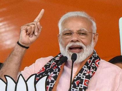 Firstly, dedicate your vote to heroic soldiers; Modi's appeal to newly elected voters of lok sabha election | पहिलं मत वीर जवानांना समर्पित करा; मोदींचं नवमतदारांना 'साकडं'