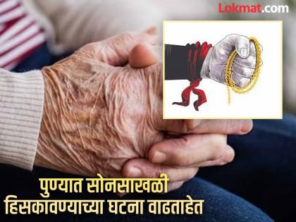 Outrageous! Robbers throw chilli powder in senior citizen's eyes, snatch gold chain worth Rs 90,000 and flee | संतापजनक! ज्येष्ठ नागरिकाच्या डोळ्यात मिरची पूड टाकून लूट, ९० हजारांची सोनसाखळी हिसकावून चोरटे पसार