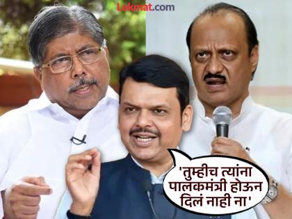 Pune citizens still don't think you belong to Pune they think you belong to Kolhapur Ajit pawar taunt to Chandrakant Patil | तुम्ही अजून देखील पुणेकरांना पुण्याचे वाटत नाही, त्यांना कोल्हापूरचेच वाटता; अजितदादांचा पाटलांना चिमटा