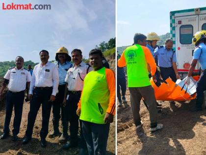 Dead bodies had to be carried for half a kilometer; Relief work to Bavdhan by the team of 'PMRDA' | Pune Helicopter Crash: अर्धा किलोमीटरपर्यंत मृतदेह उचलून न्यावे लागले; ‘पीएमआरडीए’च्या पथकाकडून बावधनला मदतकार्य