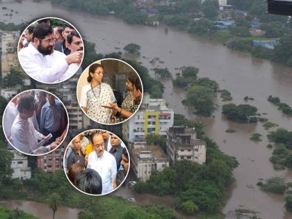 Along with the pune flood of water there is also a flood of government leaders Flooded with reassurance angered expecting concrete decisions | Pune Flood: पाण्याच्या पुराबरोबरच पुढाऱ्यांचाही पूर; आश्वासनाने पूरग्रस्त संतापले, ठोस निर्णयांची अपेक्षा