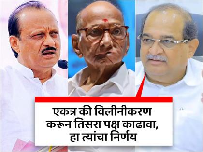 It would be a joy if both nationalists came together Radhakrishna Vikhe-Patil's reaction | दोन्ही राष्ट्रवादी एकत्र येत आल्यास आनंदच; राधाकृष्ण विखे-पाटील यांची प्रतिक्रिया It would be a joy if both nationalists came together Radhakrishna Vikhe-Patil's reaction | दोन्ही राष्ट्रवादी एकत्र येत आल्यास आनंदच; राधाकृष्ण विखे-पाटील यांची प्रतिक्रिया