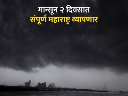 For the first time in 16 years, it arrived 12 to 14 days early; Monsoon hit Lower Konkan from Kerala within 24 hours! | ३५ वर्षांमध्ये प्रथमच १२ ते १४ दिवस अगोदर पोहोचला; २४ तासात मान्सून केरळातून तळकोकणात धडकला! For the first time in 16 years, it arrived 12 to 14 days early; Monsoon hit Lower Konkan from Kerala within 24 hours! | ३५ वर्षांमध्ये प्रथमच १२ ते १४ दिवस अगोदर पोहोचला; २४ तासात मान्सून केरळातून तळकोकणात धडकला!