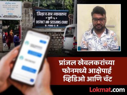 Do you want the goods After asking pranjal khewalkar had given an affirmative answer saying police | माल चाहिए क्या? xxx वाला? विचारल्यानंतर खेवलकर म्हणाले होते, 'ठेवून घ्या'! चॅटिंग आलं समोर