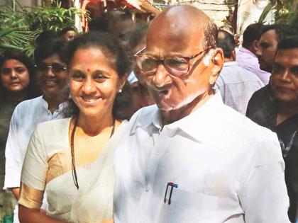 supriya sule win baramati lok sabha matdar sangh support sharad pawar | बाप अखेर बापच! लेकीच्या विजयासाठी बारामती मतदार संघ पिंजला अन् विजय खेचून आणला