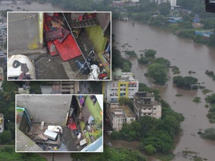 Washing machine fridge everything was washed away what should we do now The citizens of Sinhagad Road are in tears | Pune Rain: वॉशिंग मशीन, फ्रिज, सगळं वाहून गेलं, आता आम्ही काय करायचं; सिंहगड रोडच्या नागरिकांना अश्रू अनावर