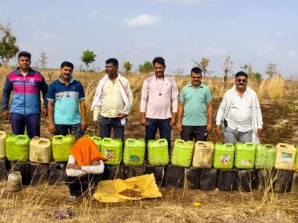 Gavathi liquor sellers in the district were shackled | अकाेला जिल्ह्यात गावठी दारुची विक्री करणाऱ्यांना ठाेकल्या बेड्या;स्थानिक गुन्हे शाखेची पातूर,बाळापूर, बार्शीटाकळी,अकाेटात कारवाई