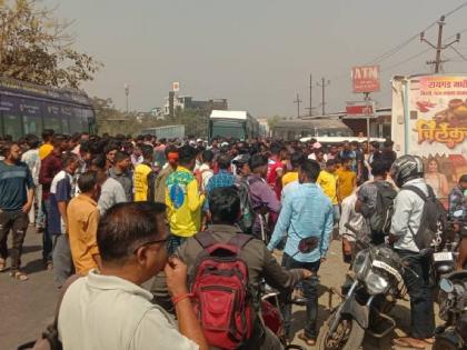 An out of control NMMT bus rammed into three bikes with a tempo, one dead, two seriously injured | नियंत्रण सुटलेल्या NMMT बसची टेम्पोसह तीन दुचाकींना धडक, एकाचा मृत्यू, दोघे गंभीर जखमी