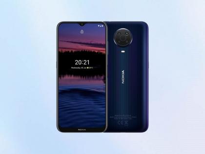 nokia g20 with 48mp quad camera now available for sale via amazon and nokia website | 48MP कॅमेरा आणि 5,000mAh बॅटरीसह Nokia G20 खरेदीसाठी उपलब्ध; मिळवा 500 रुपयांची सूट