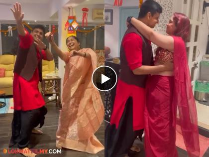 bollywood actor aamir khan son in law and daughter ira dance on din din diwali song video viral | VIDEO: दिन दिन दिवाळी! आमिर खानच्या जावयाची धमाल; आईसह पत्नीलाही नाचवलं, हूक स्टेपने वेधलं लक्ष