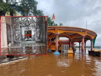 Water in the Datta temple in Nrisimhwadi; Increase in water level of Krishna, Panchganga river | नृसिंहवाडीतील दत्त मंदिरात पाणी; कृष्णा, पंचगंगा नदीच्या पाणी पातळीत वाढ