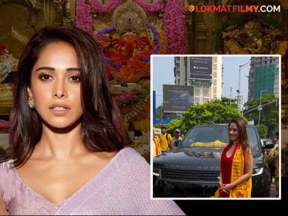 Nushrratt Bharuccha buys brand new Range rover took blessing at siddhivinayak temple | Video: नुसरत भरुचाने दिवाळीच्या आधी खरेदी केली नवी रेंज रोव्हर, स्वत:लाच दिलं खास गिफ्ट