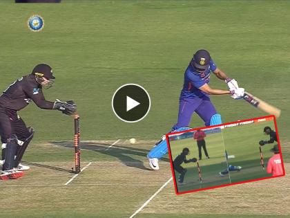 IND vs NZ, 1st ODI Live : Hardik Pandya is really unlucky, was a bad call from the third umpire, Video  | IND vs NZ, 1st ODI Live : अम्पायरने चिटींग केली! Not Out हार्दिक पांड्याला दिले Out, वादाला फुटले तोंड अन्... 