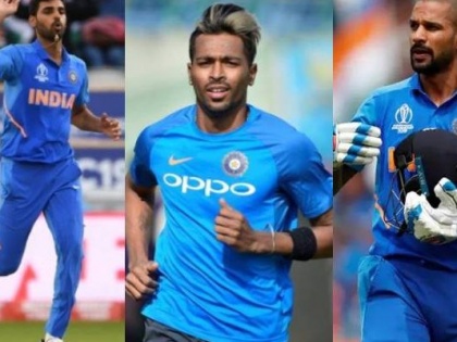Shikhar Dhawan, Bhubaneswar, Pandya return; Indian Team announced | शिखर धवन, भुवनेश्वर, पांड्याचे पुनरागमन; द. आफ्रिकेविरुद्ध भारतीय संघ जाहीर