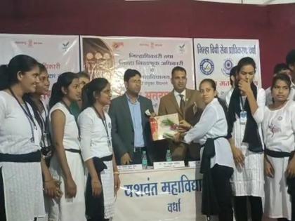 National Voting Day celebrated at Yashwant College, Wardha | वर्धा येथील यशवंत महाविद्यालयात साजरा केला राष्ट्रीय मतदान दिन