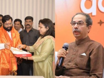 Shinde faction leader Sheetal Mhatre has criticized former Chief Minister Uddhav Thackeray. | 'उद्धव ठाकरेंनी दसरा मेळावाही घरी बसून ऑनलाइन पद्धतीने घ्यावा'; शिंदे गटाचा टोला