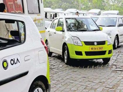 Ola drivers strike to demand fare hike | भाडे वाढवून मिळण्यासाठी ओला चालकांचा संप Ola drivers strike to demand fare hike | भाडे वाढवून मिळण्यासाठी ओला चालकांचा संप