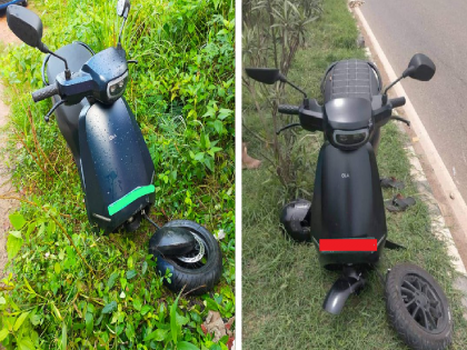 Ola Scooter: First fire, now scooter in two pieces; Consumer outrage over Ola Scooter | Ola Scooter: आधी आगीची घटना, आता झाले दोन तुकडे; Ola Scooter बाबत ग्राहकांचा संताप