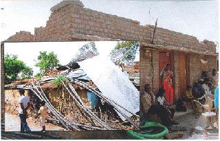 Loss of millions by stormy rain | वादळी पावसाने लाखोंचे नुकसान