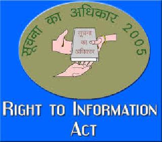 Use the Right to Information | माहिती अधिकाराचा वापर करा Use the Right to Information | माहिती अधिकाराचा वापर करा