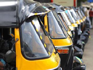 Rickshaw closure in Kharghar | खारघरमध्ये रिक्षा बंद