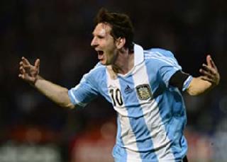 Messi scored Argentina's victory | मेसीच्या गोलने अर्जेंटिनाचा विजय Messi scored Argentina's victory | मेसीच्या गोलने अर्जेंटिनाचा विजय