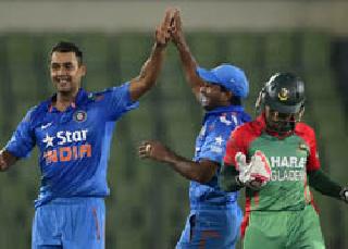 India beat Bangladesh by 47 runs, win series 2-0 | भारताचा बांग्लादेशवर ४७ धावांनी विजय, मालिका २-० ने जिंकली India beat Bangladesh by 47 runs, win series 2-0 | भारताचा बांग्लादेशवर ४७ धावांनी विजय, मालिका २-० ने जिंकली