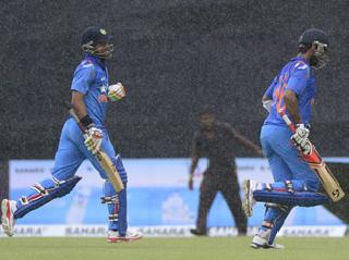 Match canceled due to rain, India series win | पावसामुळे सामना रद्द, भारताचा मालिका विजय Match canceled due to rain, India series win | पावसामुळे सामना रद्द, भारताचा मालिका विजय