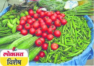 Rain is far away; Vegetable expensive | पाऊस लांबला; भाजीपाला महागला