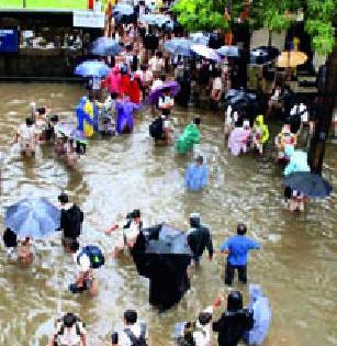 Places to tinkle water! | पाणी तुंबण्याची ठिकाणं वाढली!