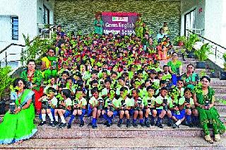 Environment school in James school | जेम्स स्कूलमध्ये पर्यावरण जागर Environment school in James school | जेम्स स्कूलमध्ये पर्यावरण जागर