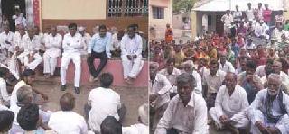 Villagers encircle the Gram Panchayat | ग्रामस्थांचा ग्रामपंचायतला घेराव