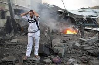 Israel attacks Gaza | इस्रायलचे गाझावर भीषण हल्ले