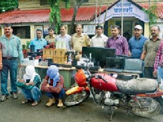 Fifty-five police arrested inmates | पाचपावली पोलिसांनी पकडले अट्टल चोरटे Fifty-five police arrested inmates | पाचपावली पोलिसांनी पकडले अट्टल चोरटे