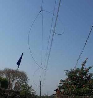 Electric star hangs up! | विद्युत तारा लोंबकळल्या ! Electric star hangs up! | विद्युत तारा लोंबकळल्या !